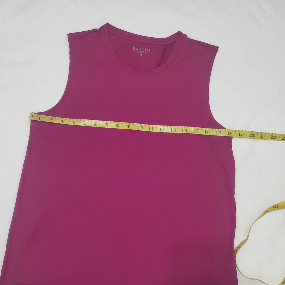 Athleta Sunlover Tulip Back Tank Dark Fuschia Medium - Picture 8 of 9